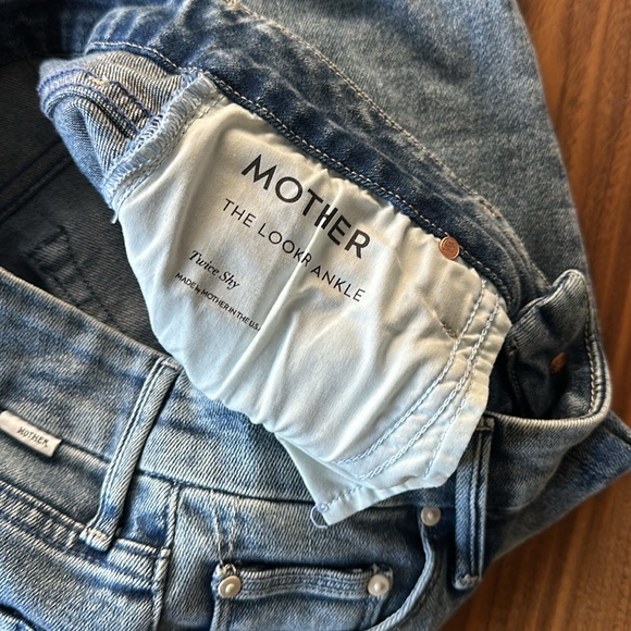 MOTHER High Waist Looker Ankle Jeans 26 Twice Shy - Picture 4 of 5
